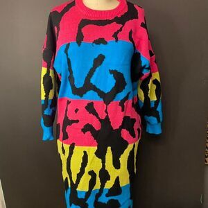 Unbranded Women's Multi Color Printed Dress